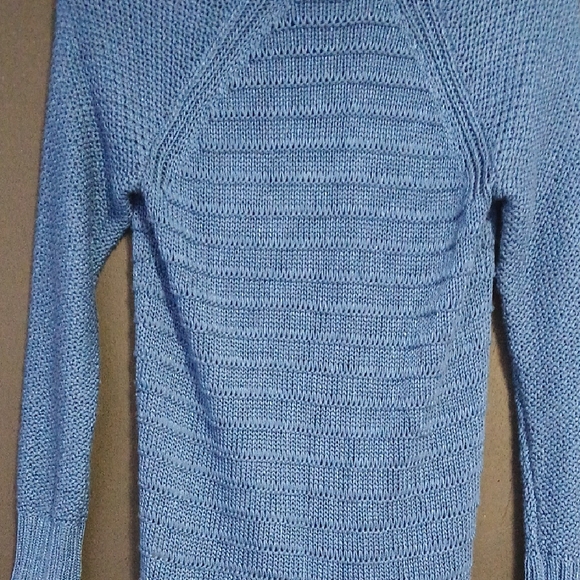 Calvin Klein Jeans Textured Blue Sweater - Picture 4 of 5